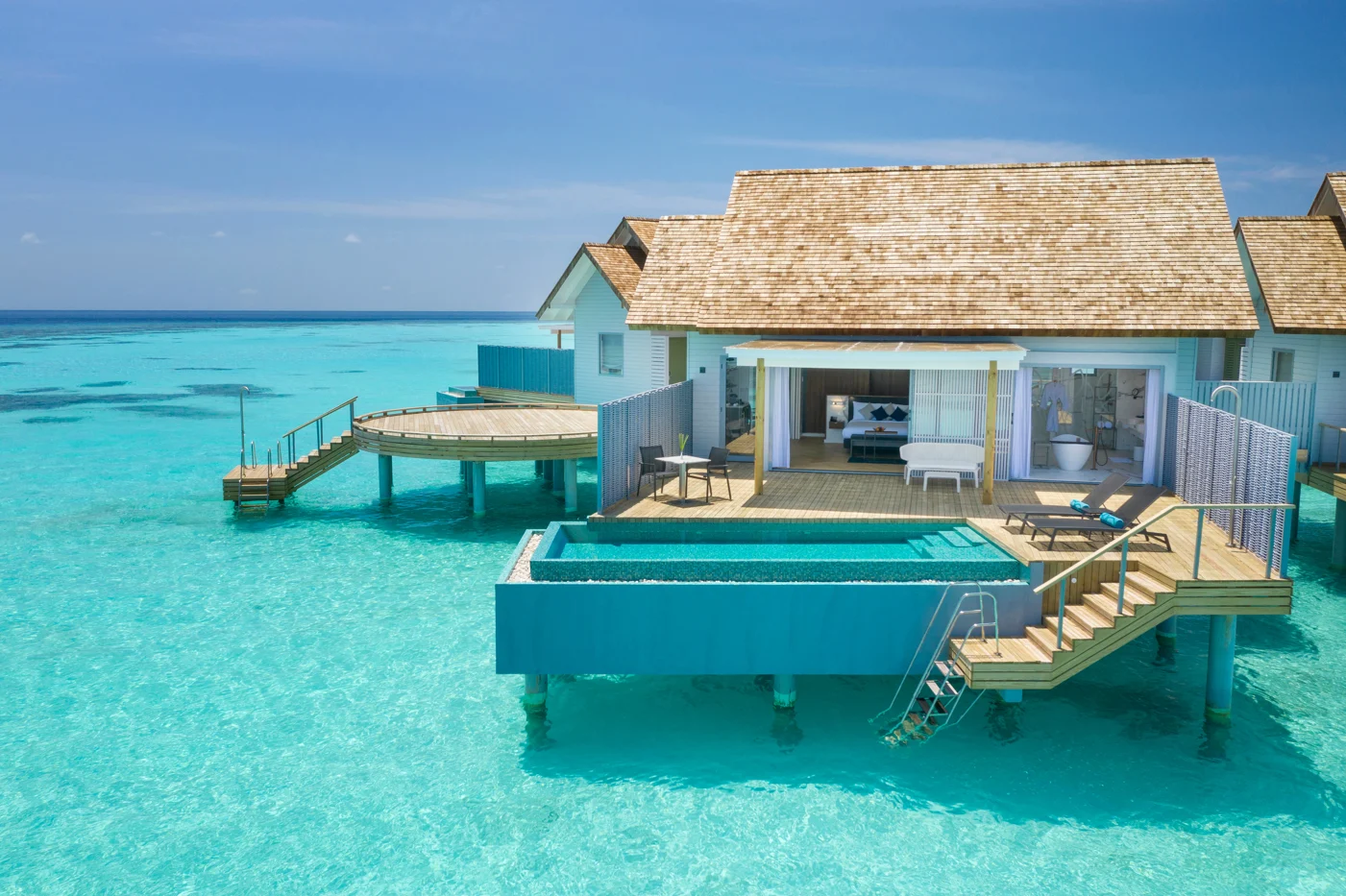 Home outrigger maldives maafushivaru resort over water villa with private pool1